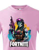 Dětské tričko s potiskem hry Fortnite - ideální pro malé hráče