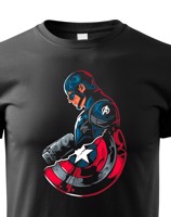 Dětské tričko s potiskem Kapitán Amerika - Captain America