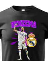 Dětské tričko s potiskem Karim Benzema -  dětské tričko pro milovníky fotbalu
