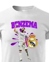 Dětské tričko s potiskem Karim Benzema -  dětské tričko pro milovníky fotbalu