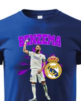 Dětské tričko s potiskem Karim Benzema -  dětské tričko pro milovníky fotbalu