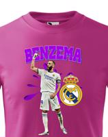 Dětské tričko s potiskem Karim Benzema -  dětské tričko pro milovníky fotbalu