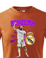 Dětské tričko s potiskem Karim Benzema -  dětské tričko pro milovníky fotbalu