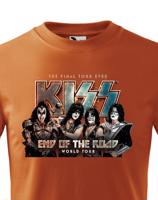 Dětské tričko s potiskem Kiss - parádní tričko s potiskem metalové skupiny Kiss