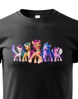 Dětské tričko s potiskem koníků - tričko pro milovníky poníků a koní