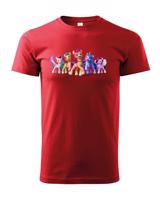 Dětské tričko s potiskem koníků - tričko pro milovníky poníků a koní