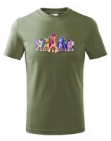 Dětské tričko s potiskem koníků - tričko pro milovníky poníků a koní