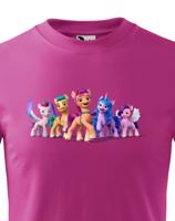 Dětské tričko s potiskem koníků - tričko pro milovníky poníků a koní