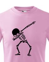 Dětské tričko s potiskem kostry