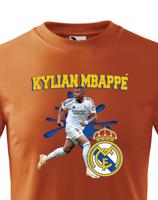 Dětské tričko s potiskem Kylian Mbappé -  dětské tričko pro milovníky fotbalu