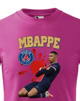 Dětské tričko s potiskem Kylian Mbappé -  dětské tričko pro milovníky fotbalu
