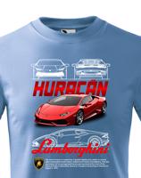 Dětské tričko s potiskem Lamborghini Huracan 2 - tričko pro milovníky aut