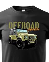 Dětské tričko s potiskem Land Rover Defender -   tričko pro milovníky aut