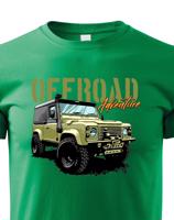 Dětské tričko s potiskem Land Rover Defender -   tričko pro milovníky aut