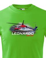Dětské tričko s potiskem  Leonardo AW139 Rescue - ideální dárek pro milovníky helikoptér