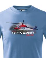 Dětské tričko s potiskem  Leonardo AW139 Rescue - ideální dárek pro milovníky helikoptér