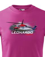 Dětské tričko s potiskem  Leonardo AW139 Rescue - ideální dárek pro milovníky helikoptér