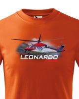 Dětské tričko s potiskem  Leonardo AW139 Rescue - ideální dárek pro milovníky helikoptér
