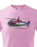 Dětské tričko s potiskem  Leonardo AW139 Rescue - ideální dárek pro milovníky helikoptér
