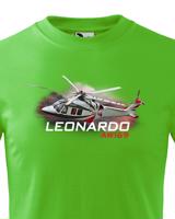 Dětské tričko s potiskem  Leonardo AW169 - ideální dárek pro milovníky helikoptér