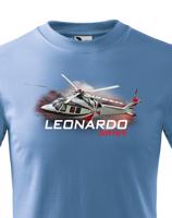 Dětské tričko s potiskem  Leonardo AW169 - ideální dárek pro milovníky helikoptér