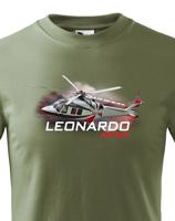 Dětské tričko s potiskem  Leonardo AW169 - ideální dárek pro milovníky helikoptér