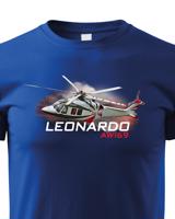 Dětské tričko s potiskem  Leonardo AW169 - ideální dárek pro milovníky helikoptér