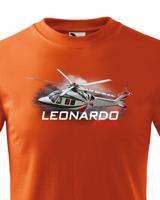Dětské tričko s potiskem  Leonardo AW169 - ideální dárek pro milovníky helikoptér