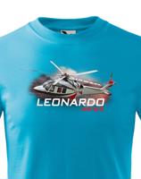Dětské tričko s potiskem  Leonardo AW169 - ideální dárek pro milovníky helikoptér