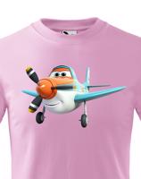 Dětské tričko s potiskem letadla - tričko pro malé dobrodruhy