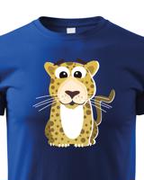 Dětské tričko s potiskem levharta - dětské tričko pro milovníky zvířat