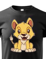 Dětské tričko s potiskem lva - dětské tričko pro milovníky zvířat