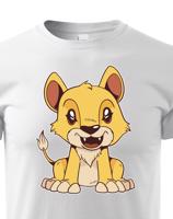 Dětské tričko s potiskem lva - dětské tričko pro milovníky zvířat