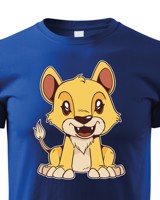 Dětské tričko s potiskem lva - dětské tričko pro milovníky zvířat