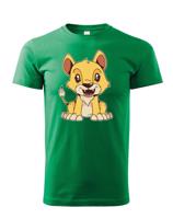 Dětské tričko s potiskem lva - dětské tričko pro milovníky zvířat