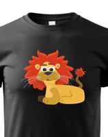 Dětské tričko s potiskem lva - dětské tričko pro milovníky zvířat