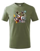 Dětské tričko s potiskem Marvel postavy - ideální dárek pro fanoušky Marvel