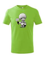 Dětské tričko s potiskem Marvin Robot