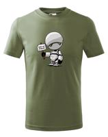 Dětské tričko s potiskem Marvin Robot