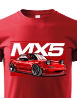 Dětské  tričko s potiskem  Mazda MX5 - tričko pro milovníky aut