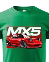 Dětské  tričko s potiskem  Mazda MX5 - tričko pro milovníky aut