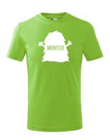 Dětské tričko s potiskem Monstra a nápisem Monster - vtipné tričko