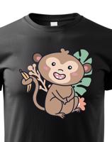 Dětské tričko s potiskem opice - tričko pro milovníky zvířat