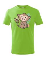 Dětské tričko s potiskem opice - tričko pro milovníky zvířat