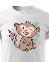 Dětské tričko s potiskem opice - tričko pro milovníky zvířat