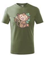 Dětské tričko s potiskem opice - tričko pro milovníky zvířat