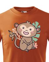 Dětské tričko s potiskem opice - tričko pro milovníky zvířat