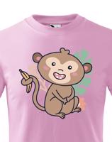 Dětské tričko s potiskem opice - tričko pro milovníky zvířat