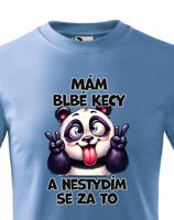 Dětské tričko s potiskem Pandy - mám debilní kecy - dárek na narozeniny nebo Vánoce