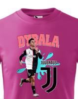 Dětské tričko s potiskem Paulo Dybala -  dětské tričko pro milovníky fotbalu